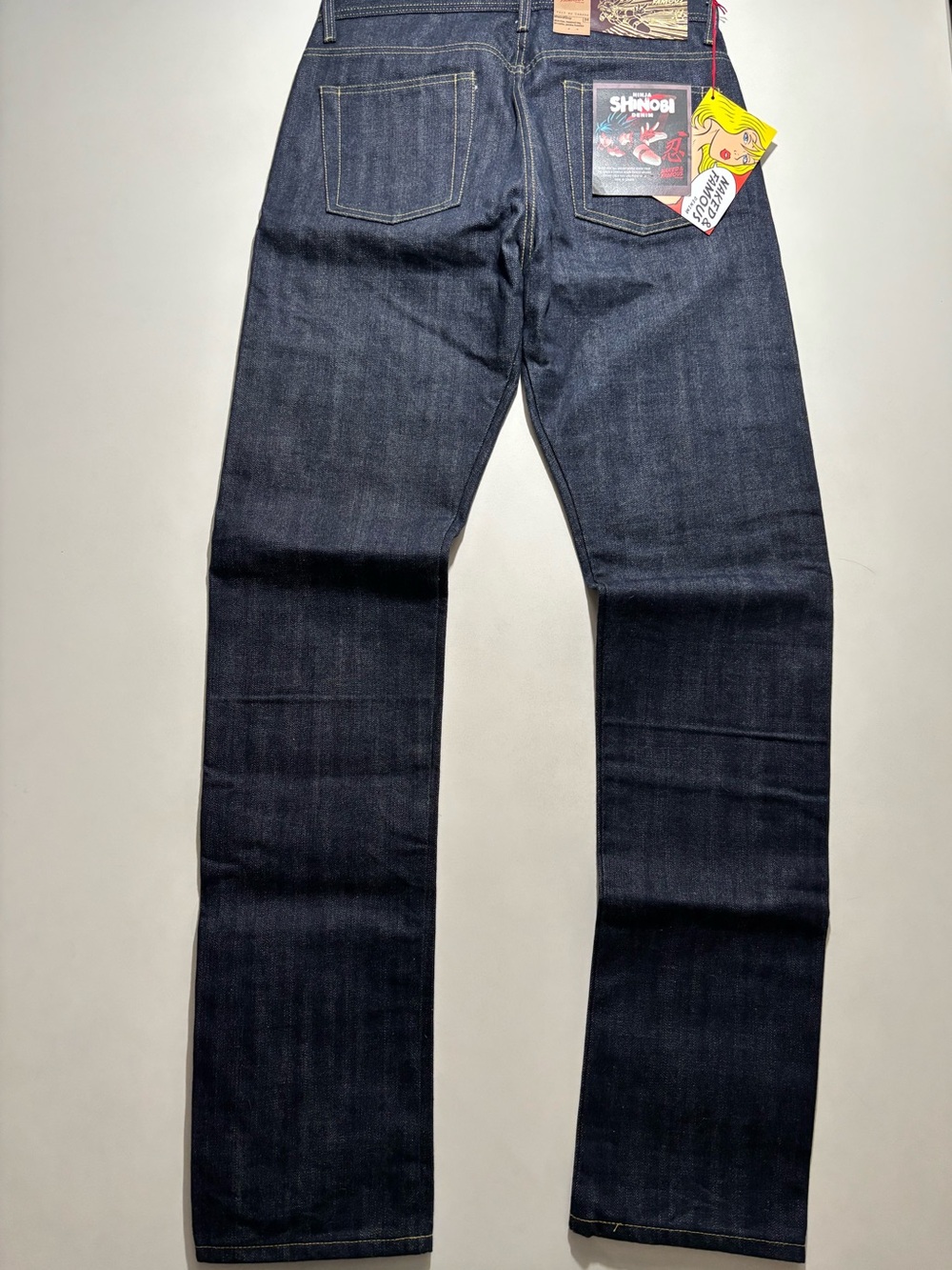 2011 Purple selvaged Naked and famous x Ninja shinobi dark indigo Japan jeans